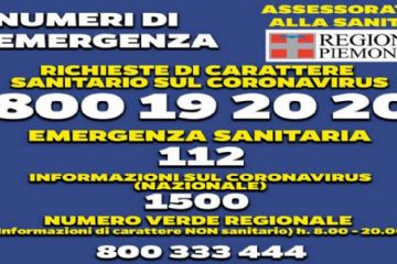 EMERGENZA CORONAVIRUS: COMUNICATI STAMPA ASL TO3